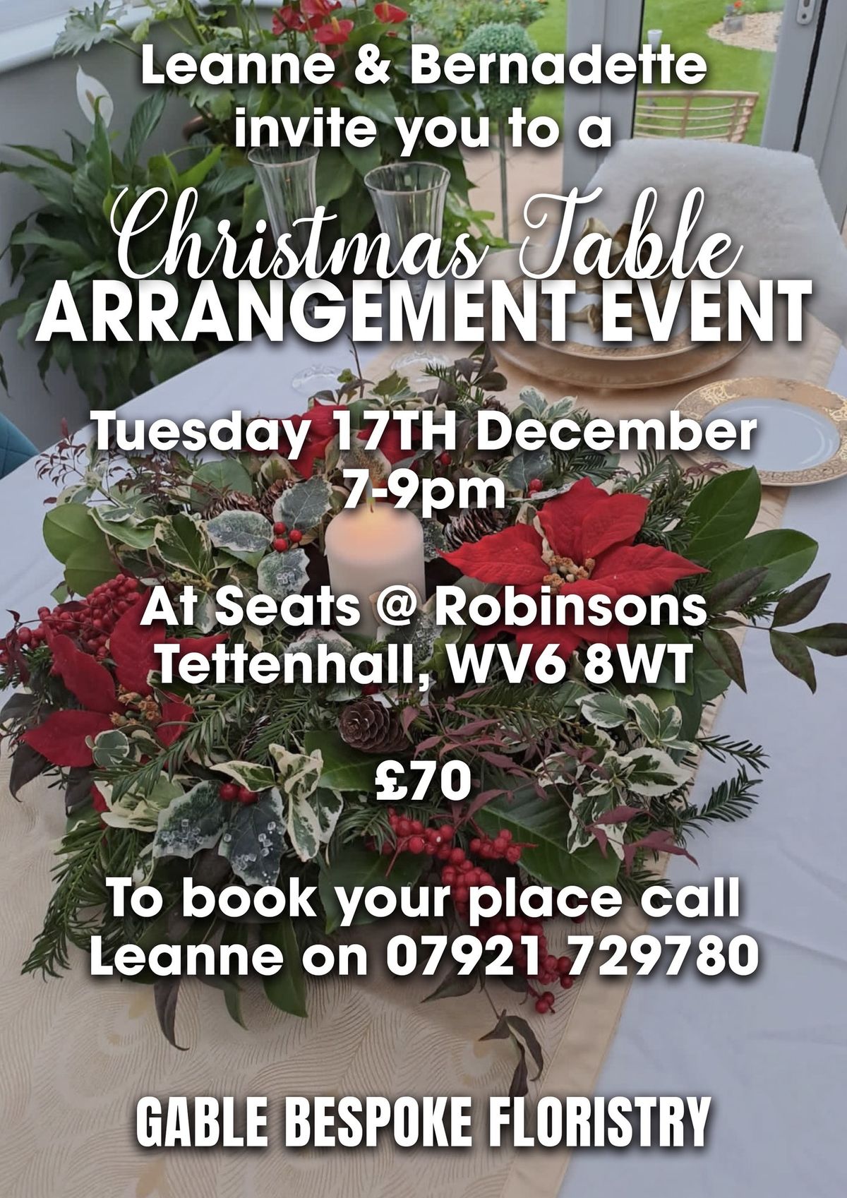 Christmas Table Decoration Workshop