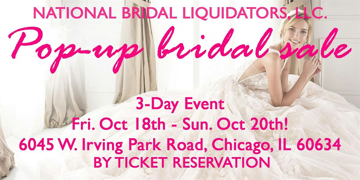 Pop-Up Bridal Gown Sale by National Bridal Liquidators, LLC