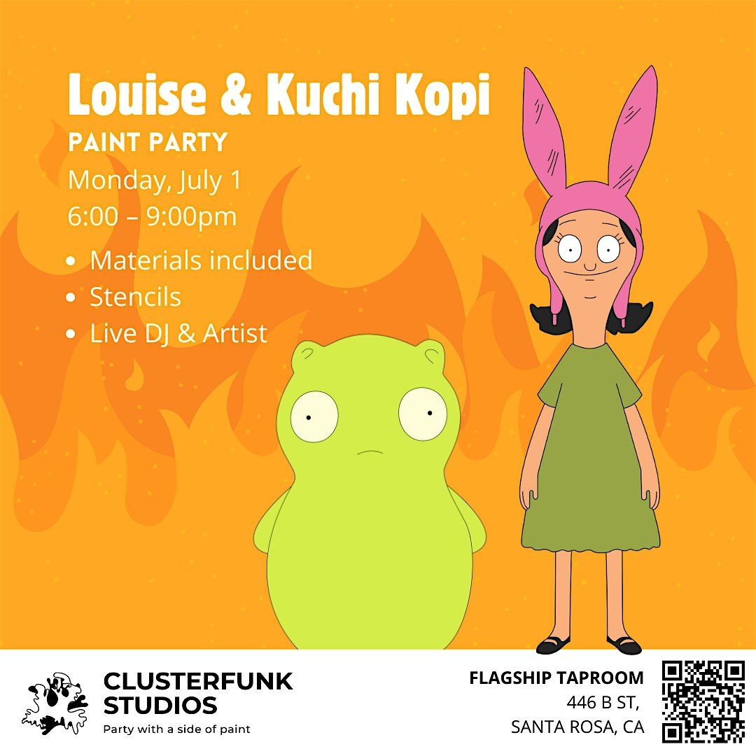 Louise & Kuchi Kopi Paint Party!