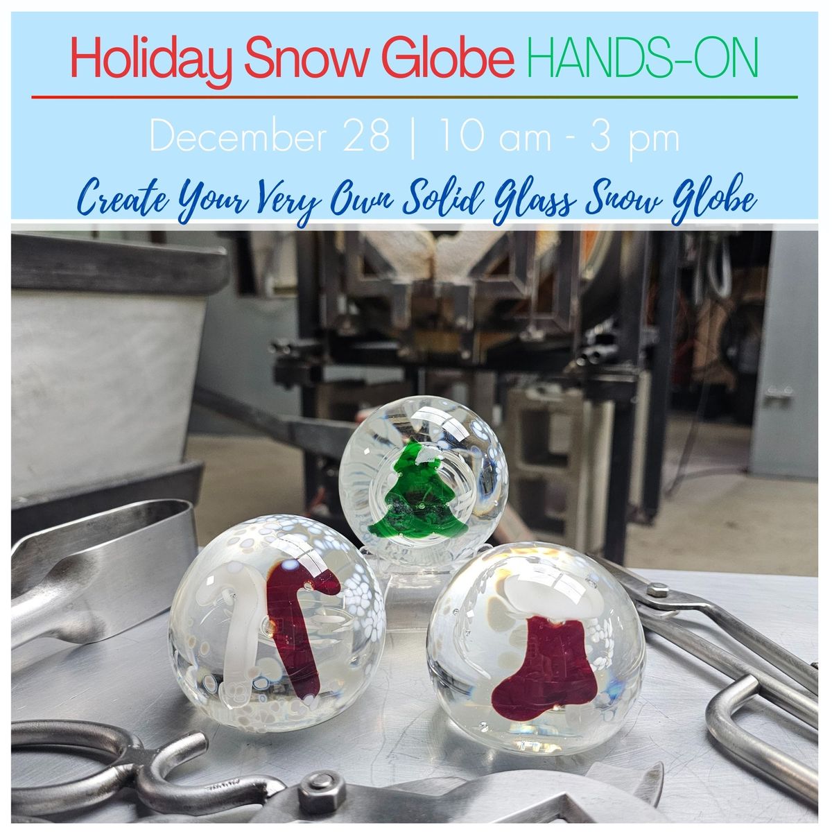 Create Your Own Glass Snowglobe - DIY Hands-on Experience