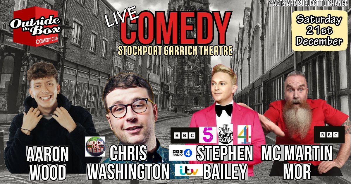 SATURDAY 21ST DECEMBER- LIVE COMEDY