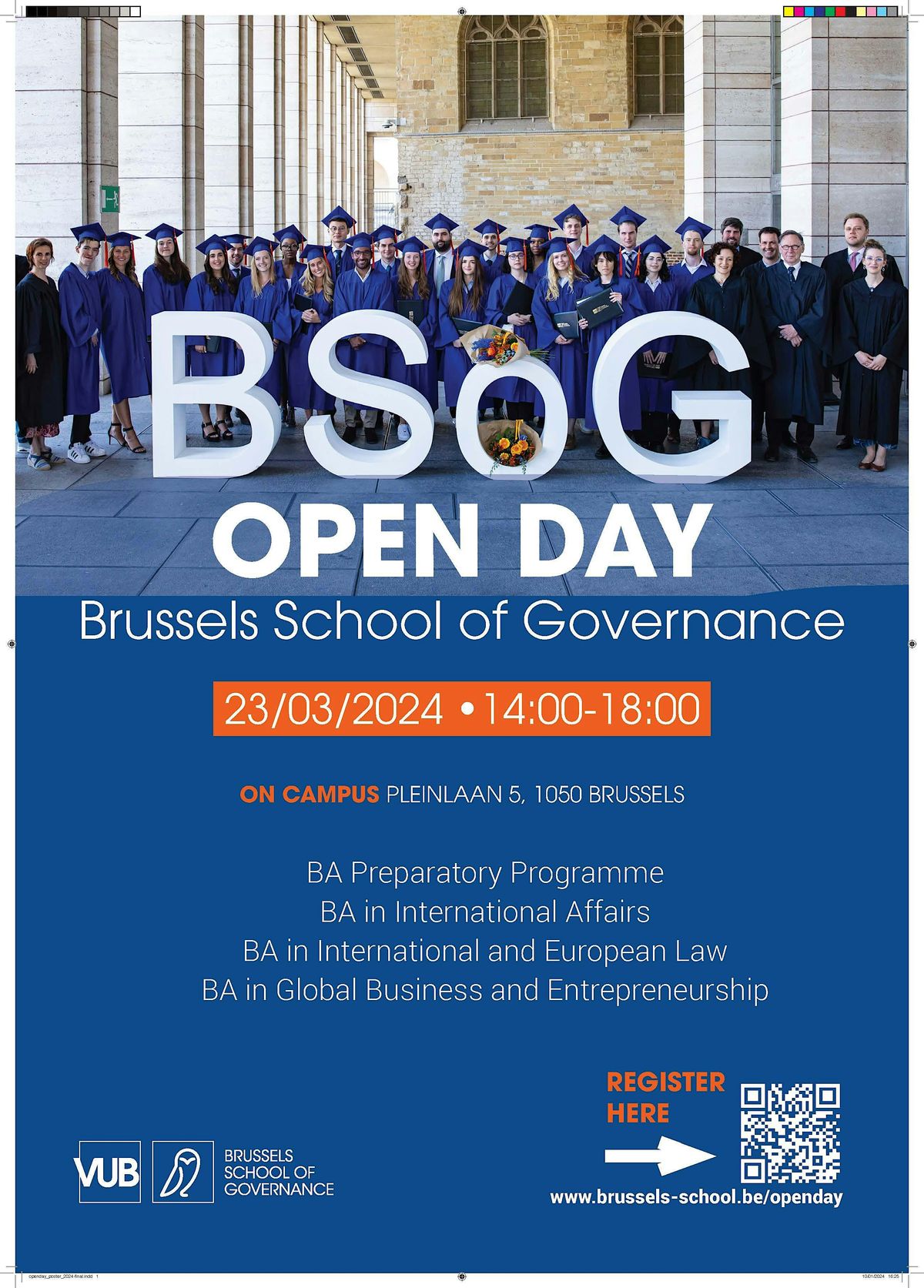 Open Day: Fall 2024 - Brussels School of Governance