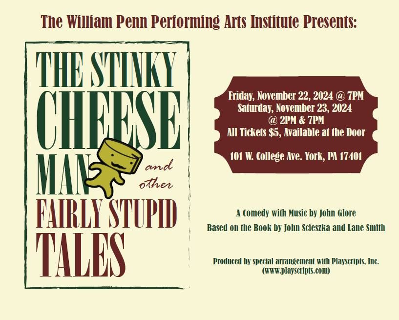 Fall Play: "The Stinky Cheese Man and Other Fairly Stupid Tales"