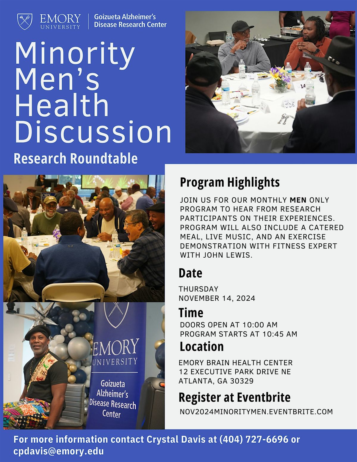 Minority Men's Health Program | November 14, 2024