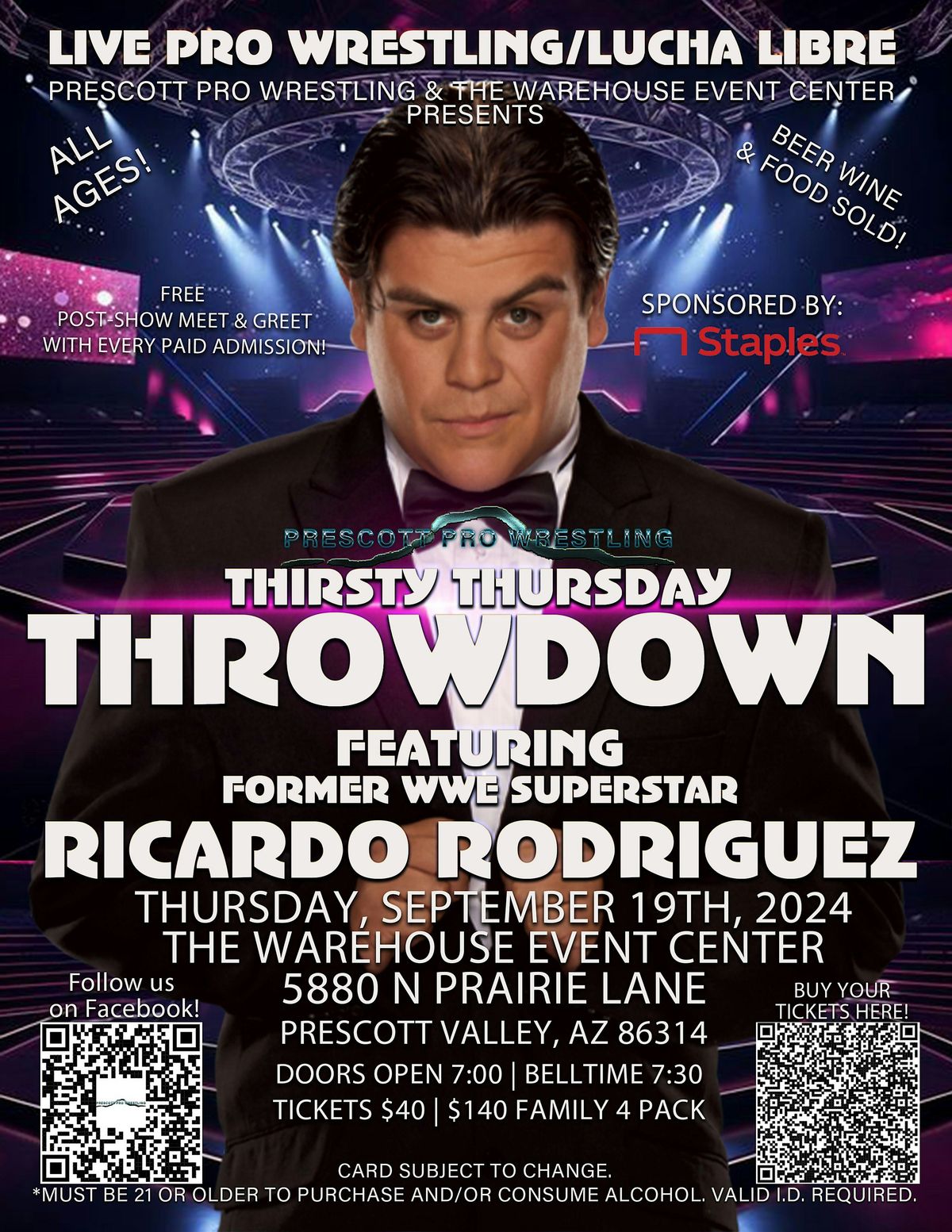 Thirsty Thursday Throwdown featuring former WWE Superstar Ricardo Rodriguez