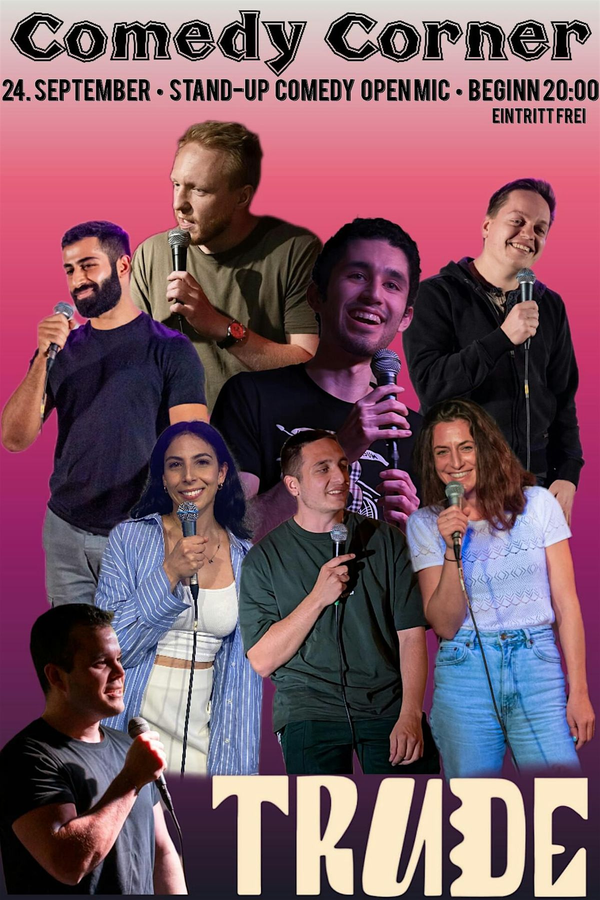 Comedy Corner | Stand-Up Comedy Show  Open Mic auf Deutsch | Premiere