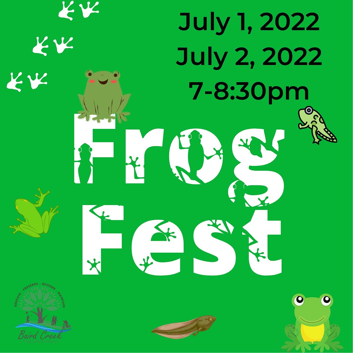 Frog Fest!, Triangle Hill, Green Bay, 2 July 2022