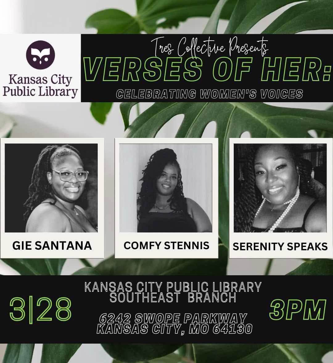 Tres collective presents Verses of Her: Celebrating Women\u2019s Voices