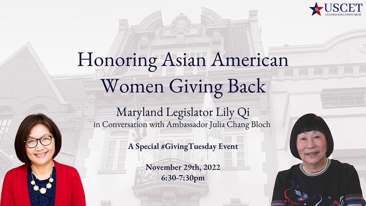 Honoring Asian American Women Giving Back