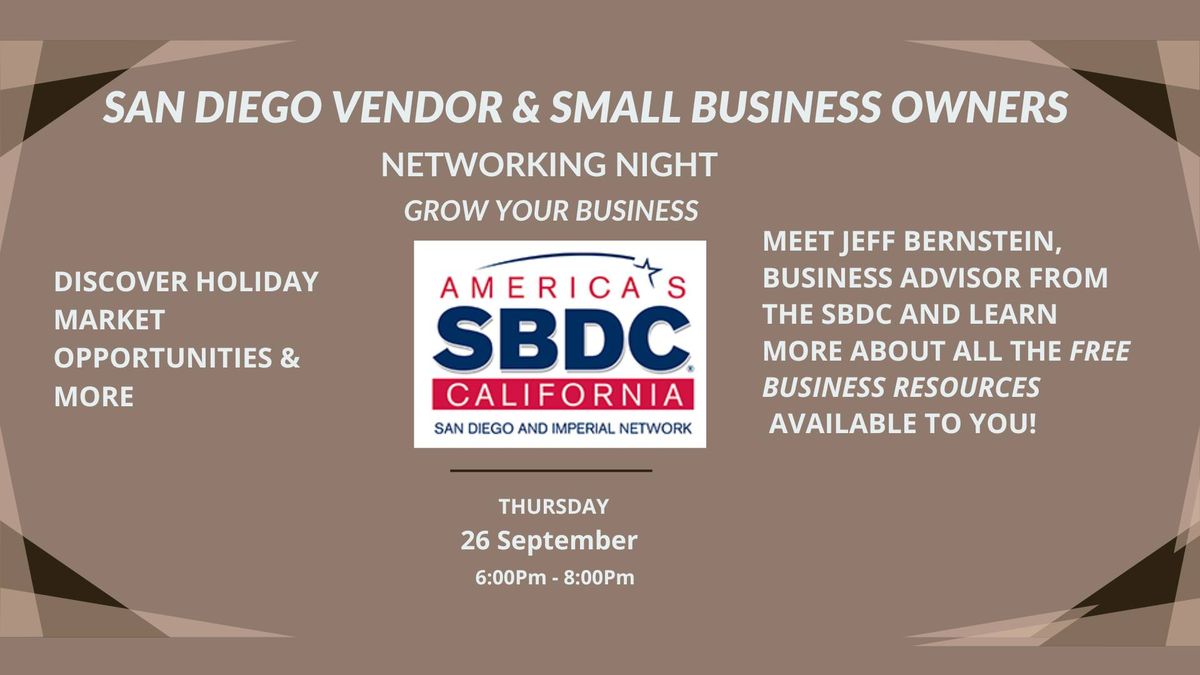 San Diego Small Business Networking Night