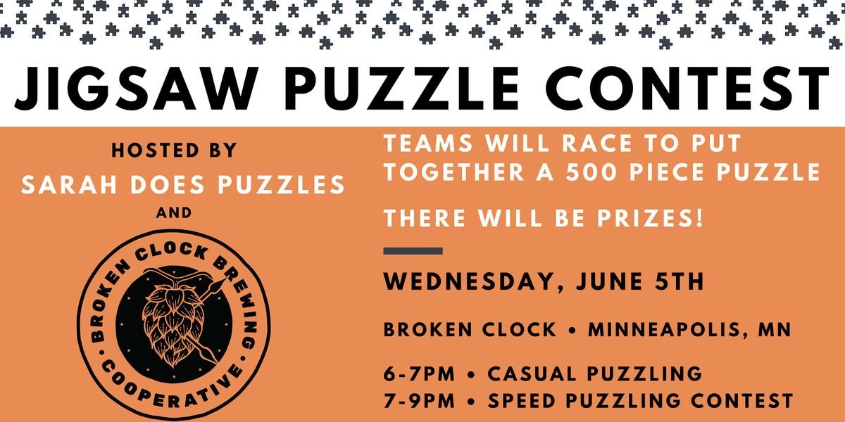 Broken Clock Brewing Cooperative Jigsaw Puzzle Contest