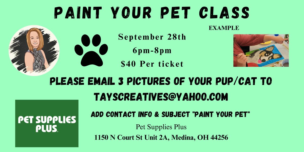 Paint Your Pet Class