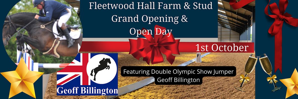 Geoff Billington Official Grand Opening of Fleetwood Hall Farm & Stud