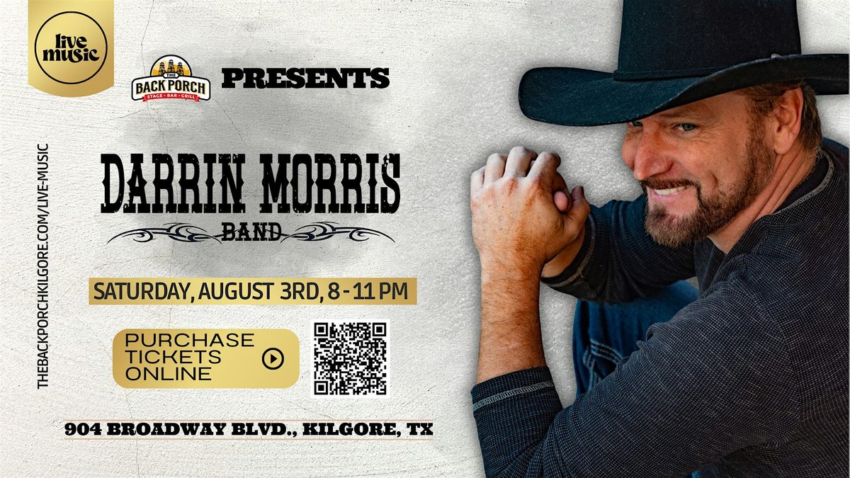 TCMA Male Artist of the Year Darrin Morris Band LIVE at The Back Porch!