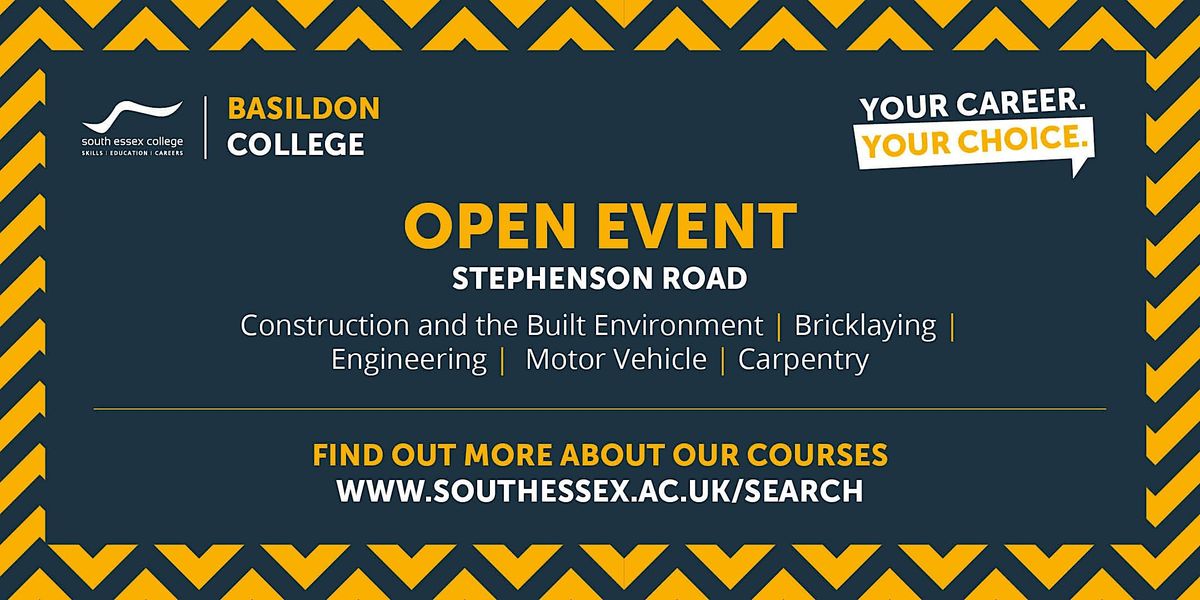 Open Event at South Essex College, Stephenson Road Campus (2023 - 24)