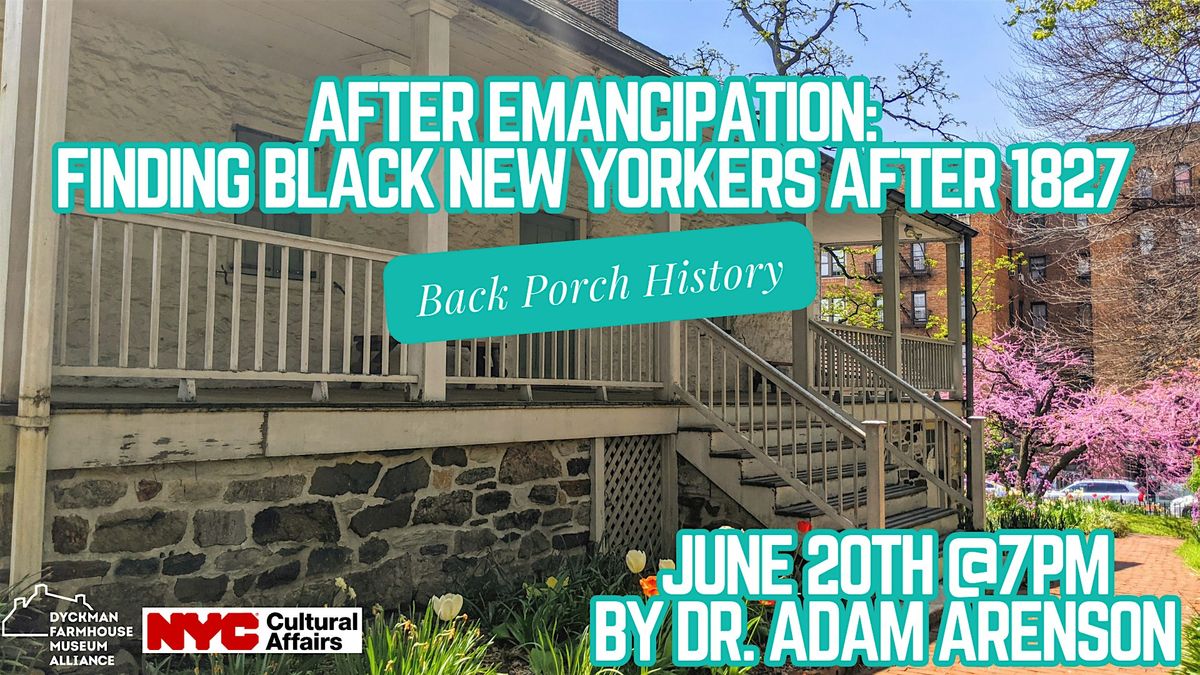 After Emancipation: Finding Black New Yorkers after 1827