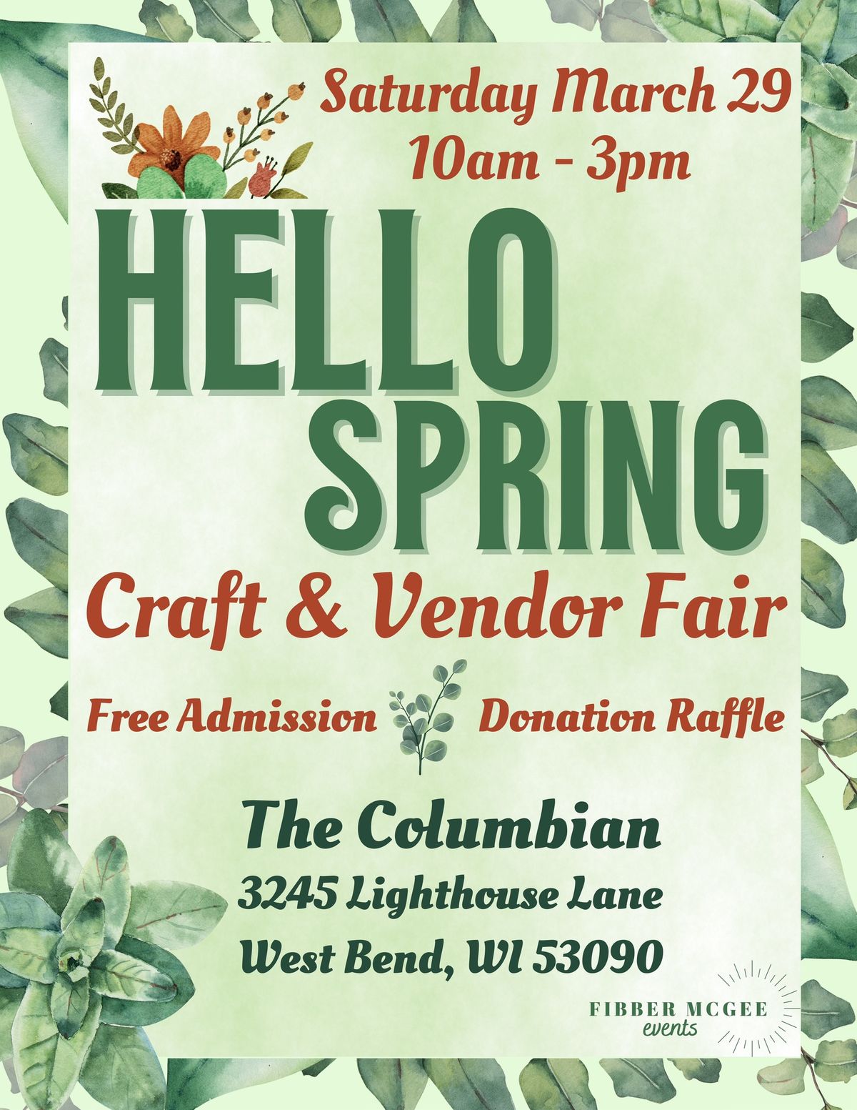 Hello Spring Craft and Vendor Fair