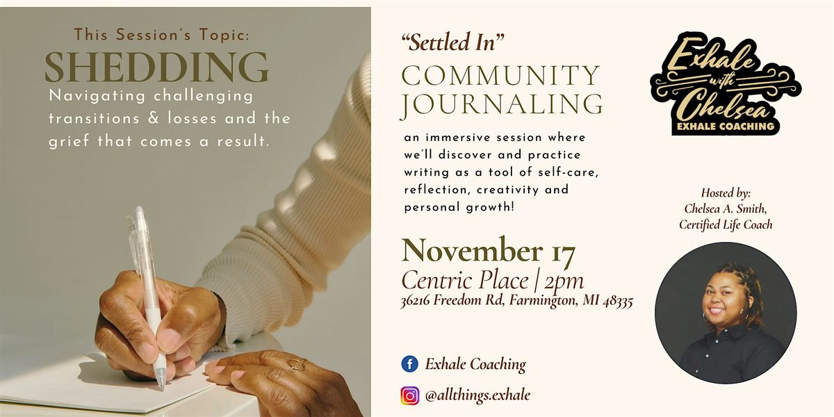 Settled In: Community Journaling Sessions