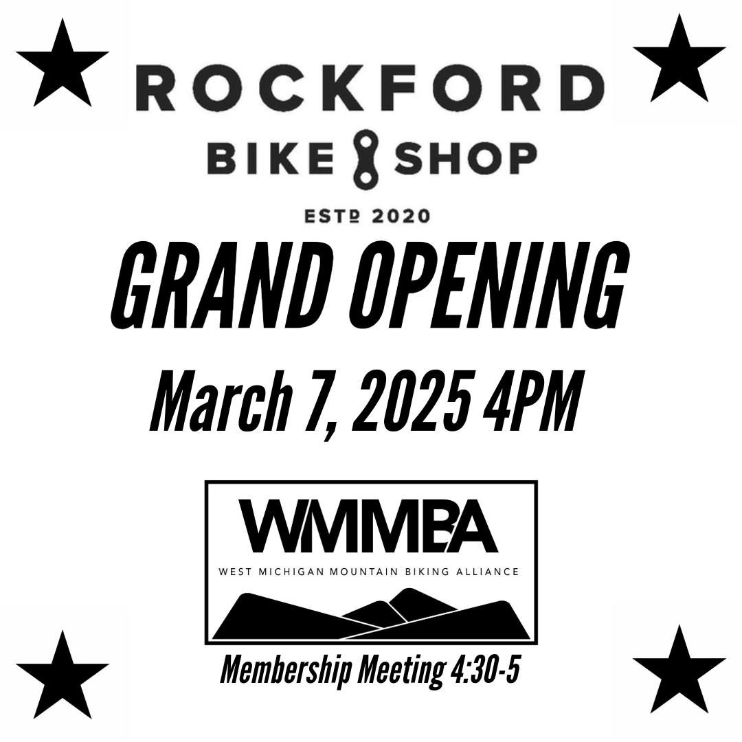 Rockford Bike Shop Ribbon Cutting and Membership Meeting 