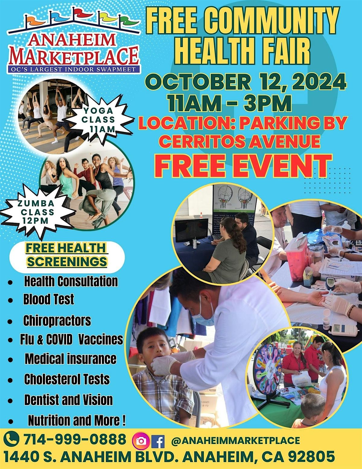 Free Community Health Fair - October 12,2024