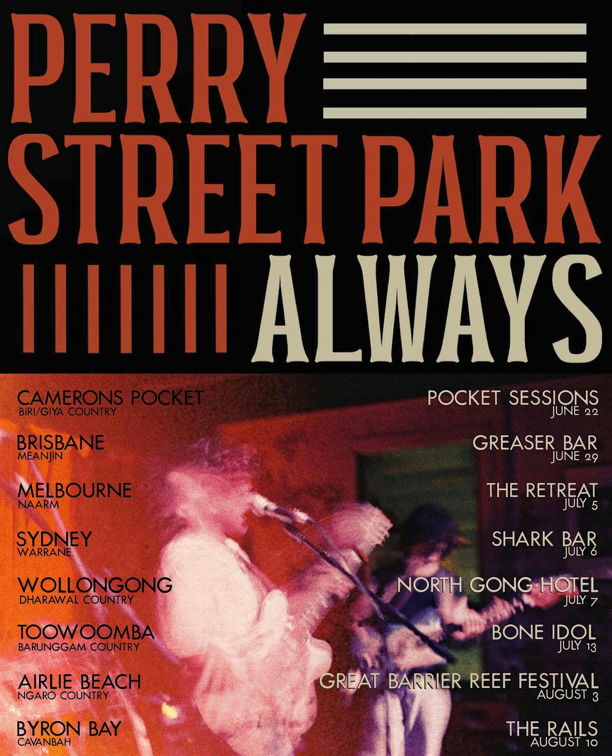 PERRY STREET PARK Final Tour w\/ Willowbank Grove + Strawbs