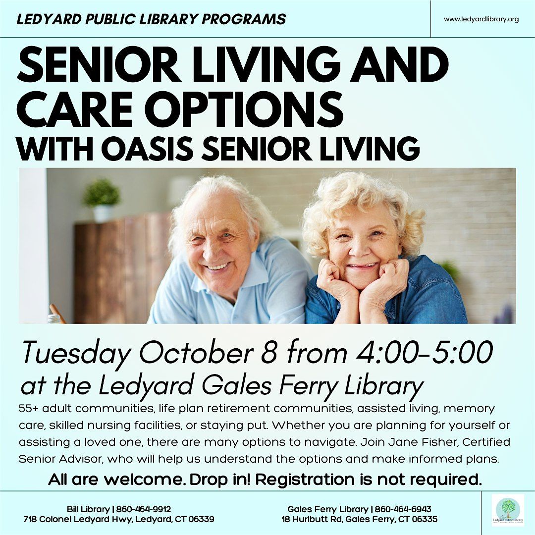 Senior Living Care and Options with Oasis Senior Advisors