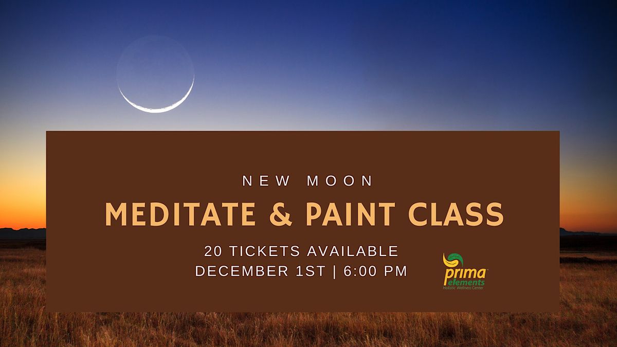 New Moon Meditation & Paint Workshop