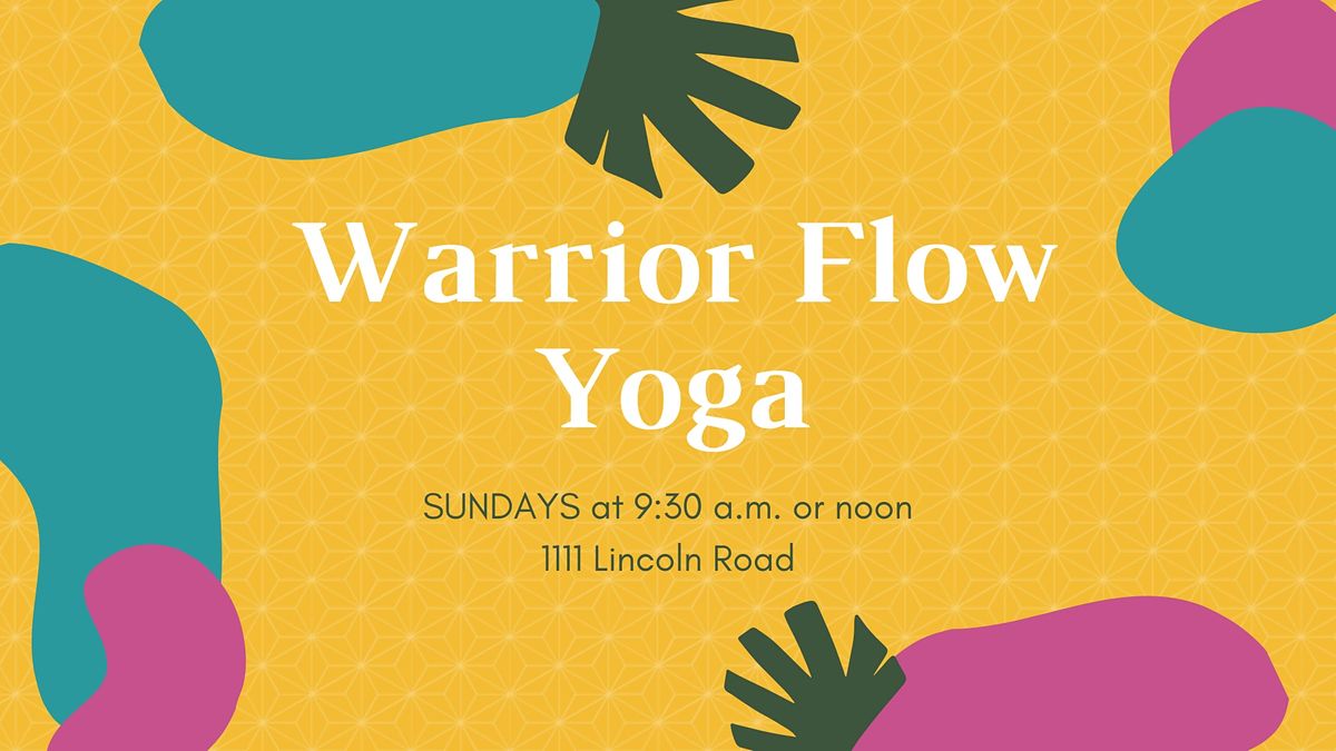 Warrior Flow Yoga Sundays at 1111