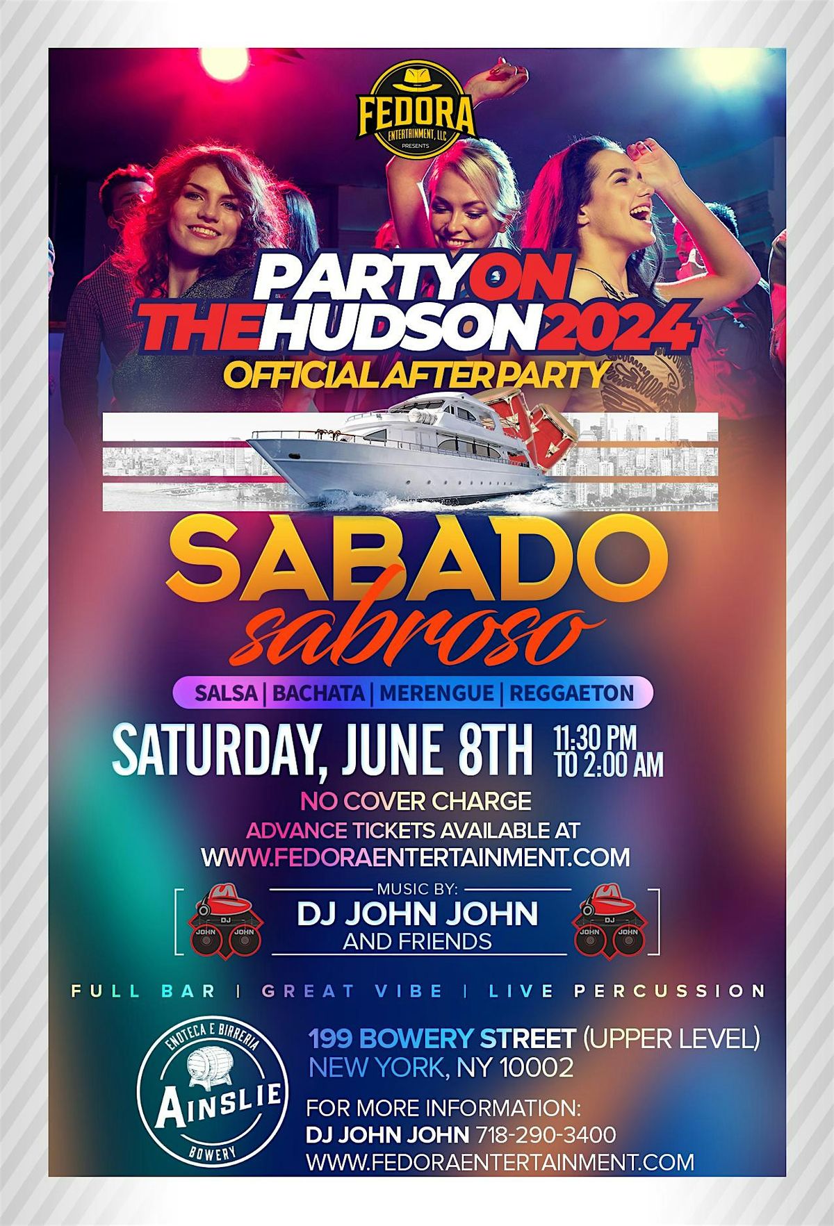 S\u00c1BADO SABROSO | Official After Party of PARTY ON THE HUDSON