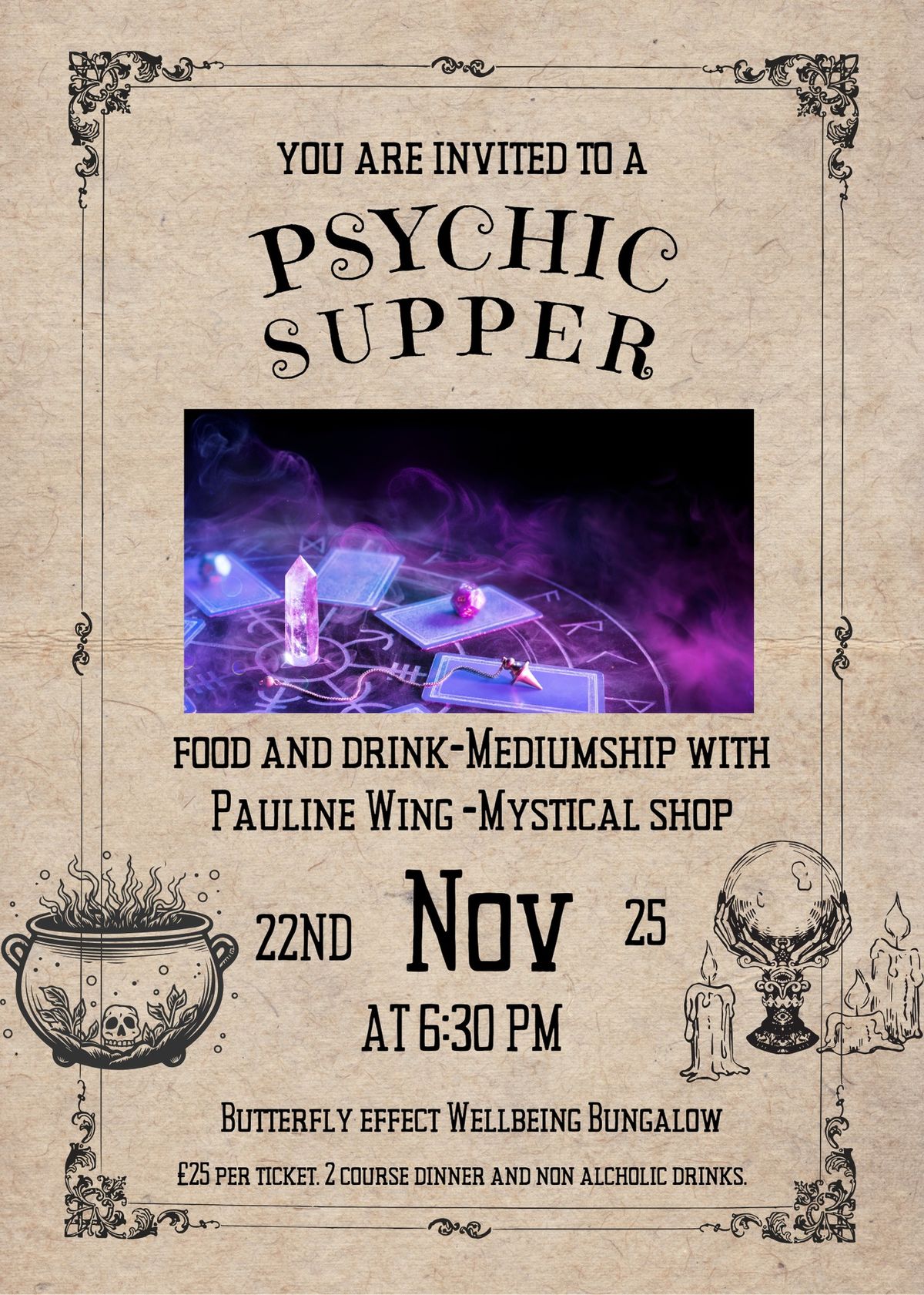 Psychic Supper with Pauline Wing