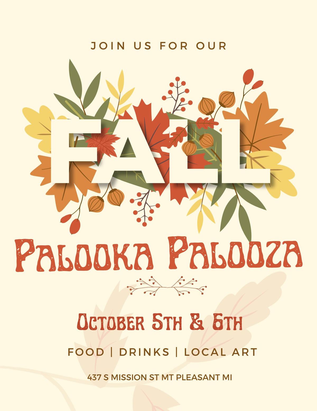 Fall Palooka Palooza!