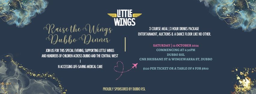 Raise The Wings Dubbo Dinner