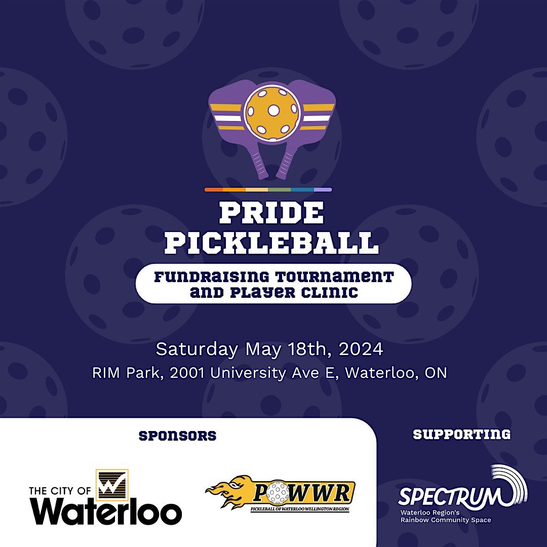 Pride Pickleball Fundraising Tournament and Player Clinic