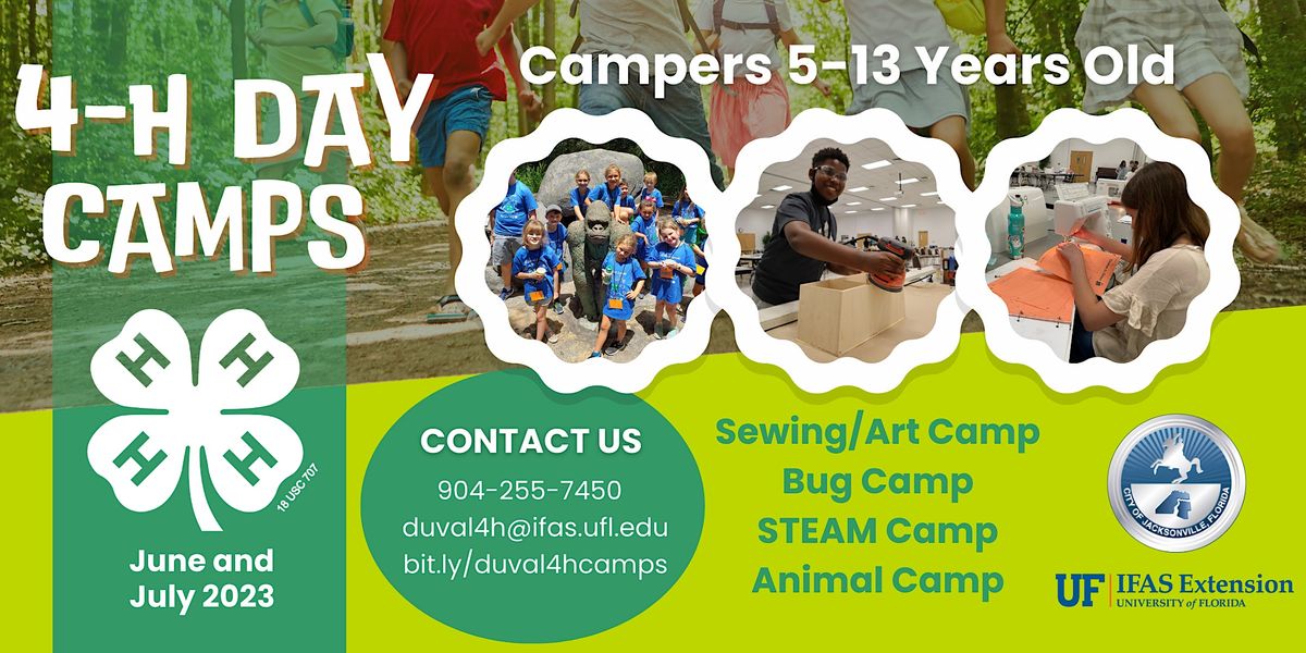 Duval 4-H Summer Day Camps 2023
