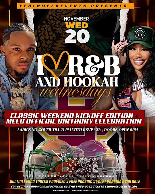 I Love R&B And Hookah - Classic Weekend Kickoff