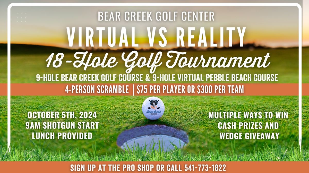 Virtual Reality 18-Hole Golf Tournament 