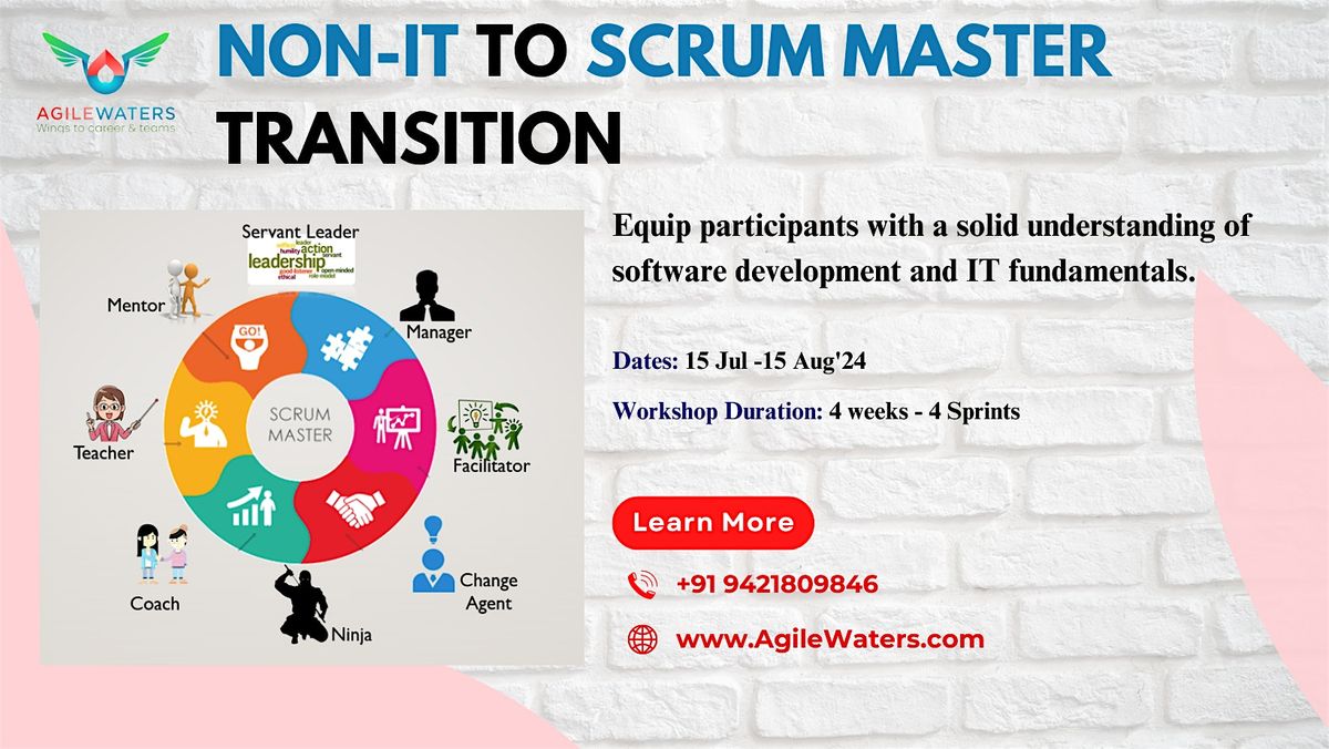 Non-IT to Scrum Master: A Practical Transition Workshop!