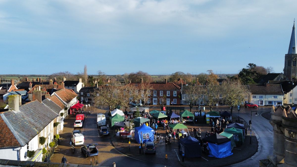 Christmas Market on The Hill at Wickham Market