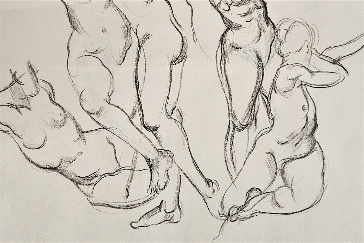 Beginner-level Figure Drawing Class: Full Body Focus