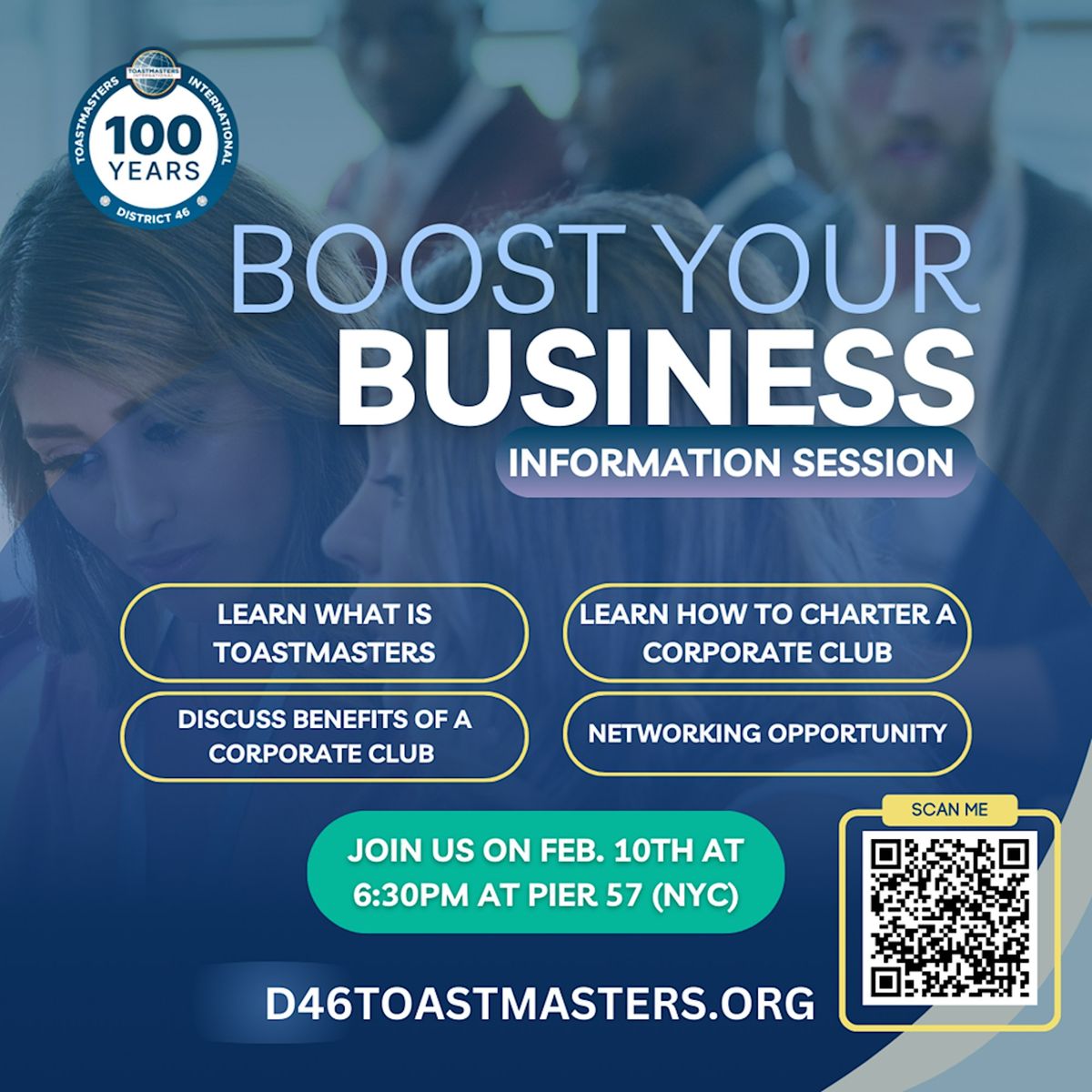 Boost Your Business: Corporate Club Information Session