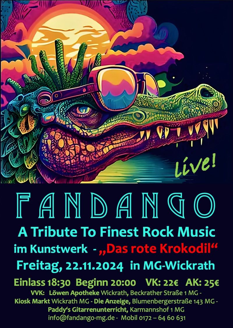 Fandango - Live im Roten Krokodil 2024