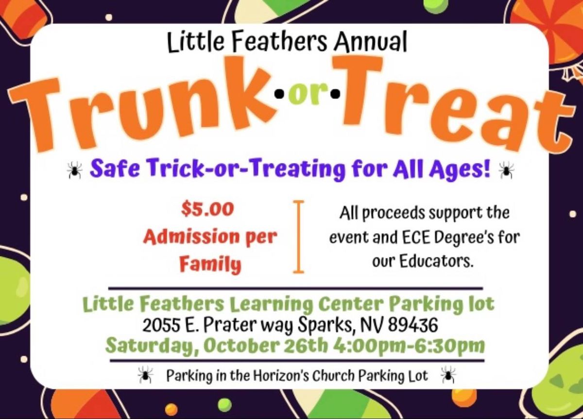 Little Feathers Annual Trunk or Treat