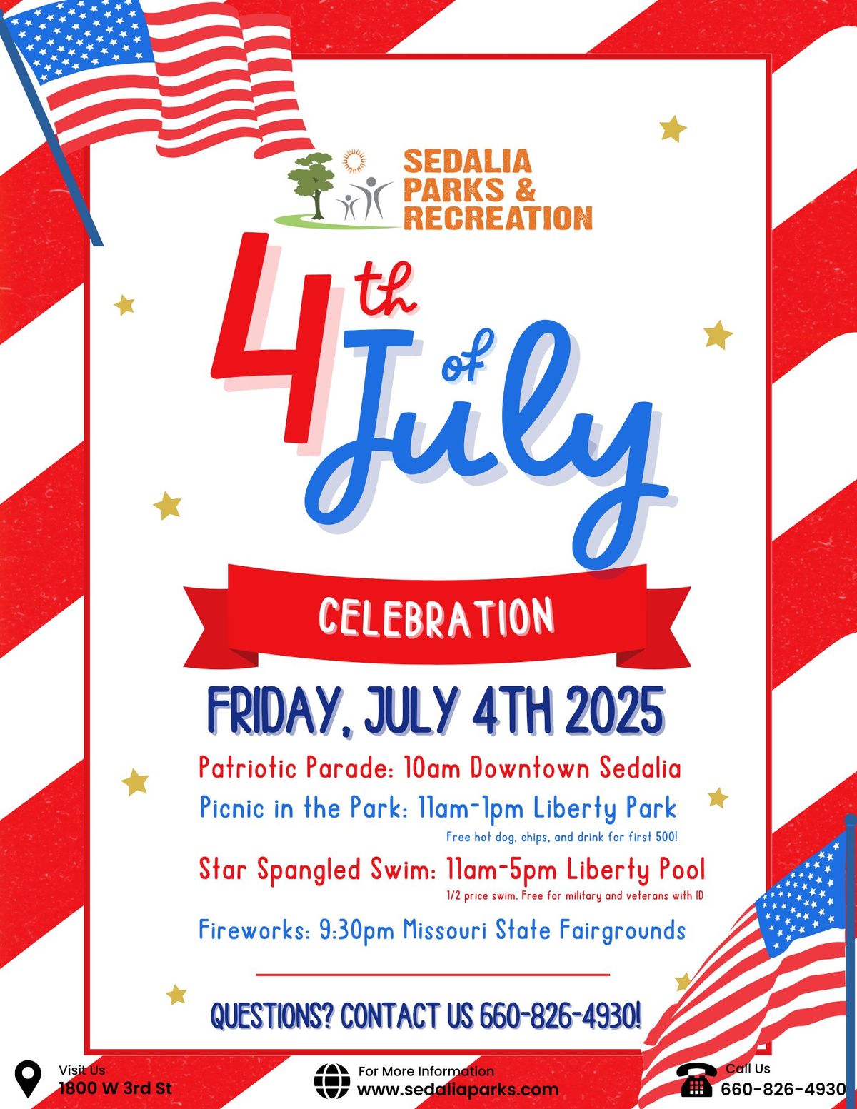 Sedalia Parks & Recreation - Star Spangled Swim