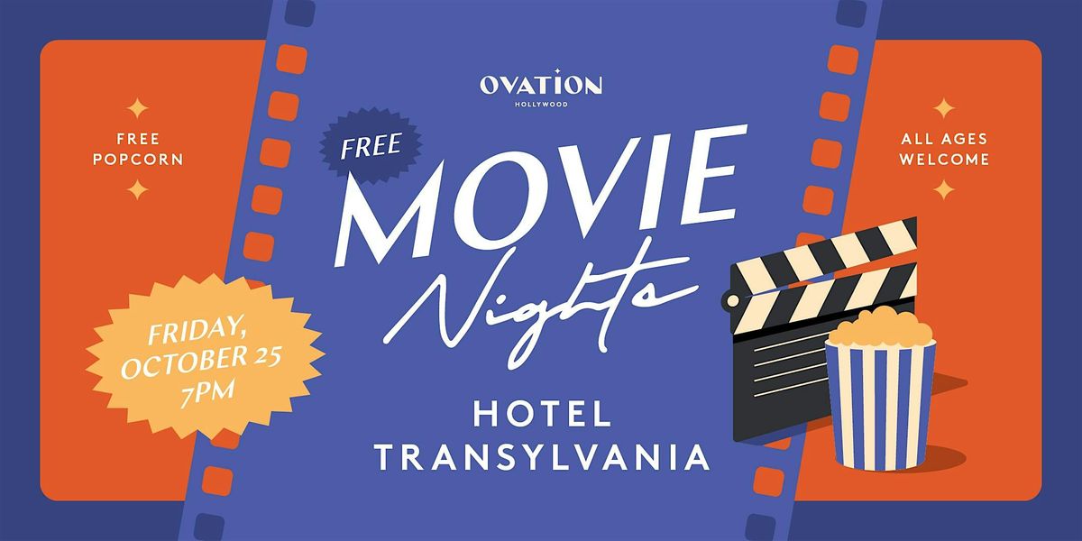 Friday Movie Nights: Hotel Transylvania