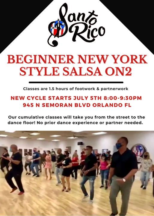 Santo Rico's NY Style Salsa On2 New Cycle!!