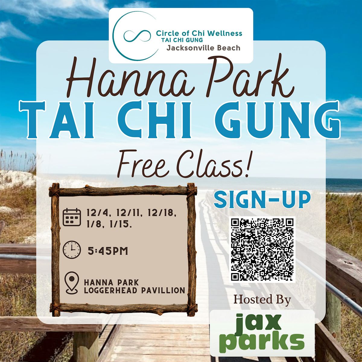 Free Tai Chi Gung at Hanna Park