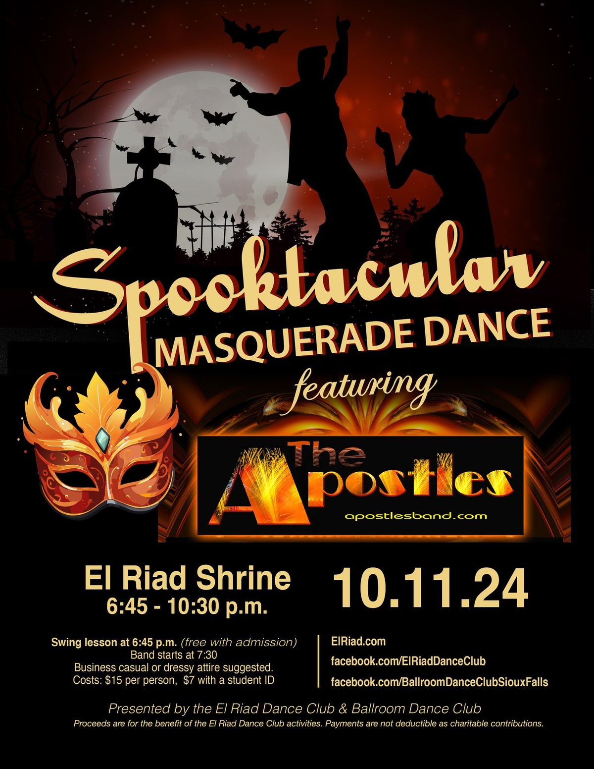 Spooktacular Masquerade Dance