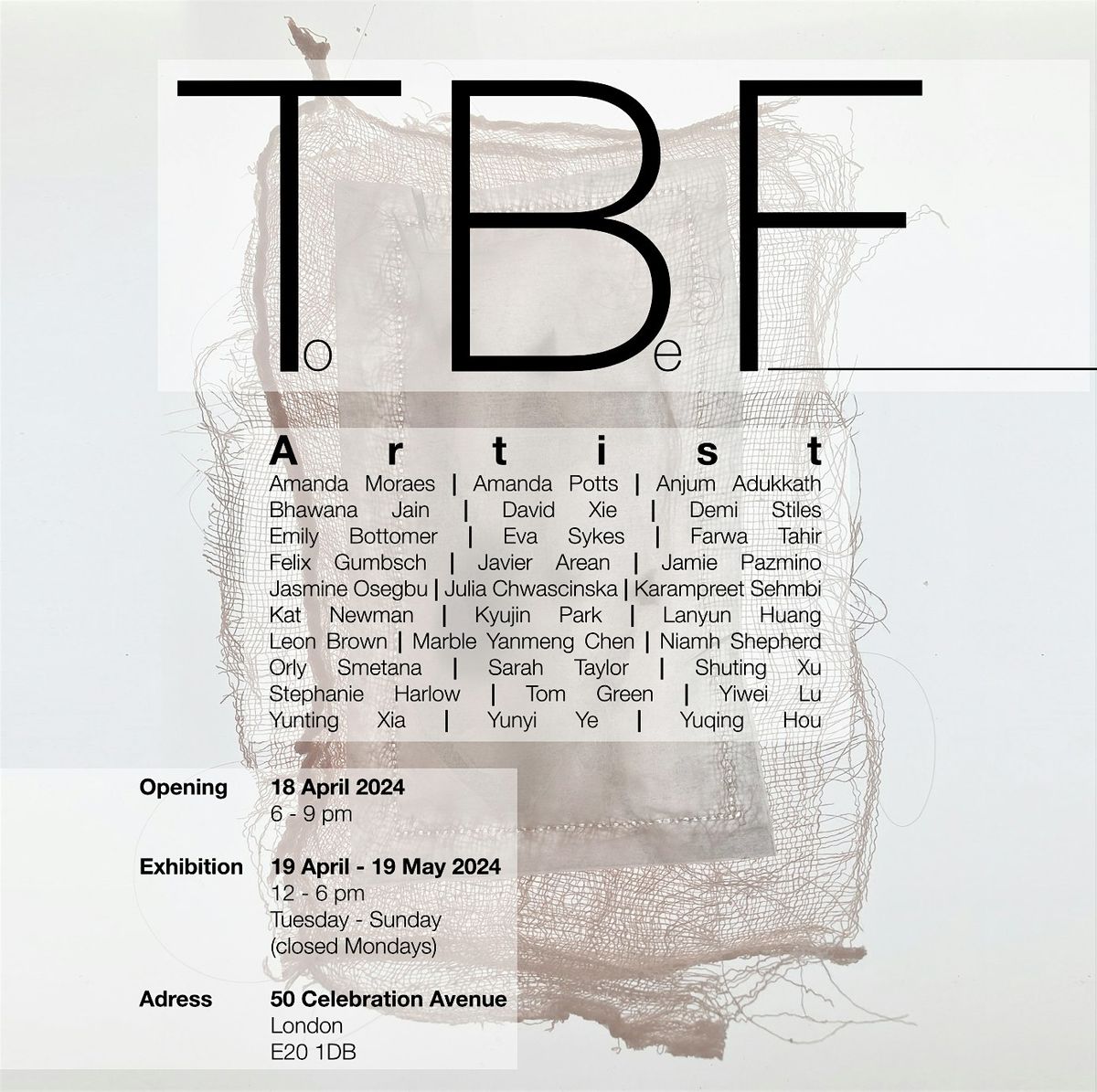 Private View: TBF curated by Emily Bottomer