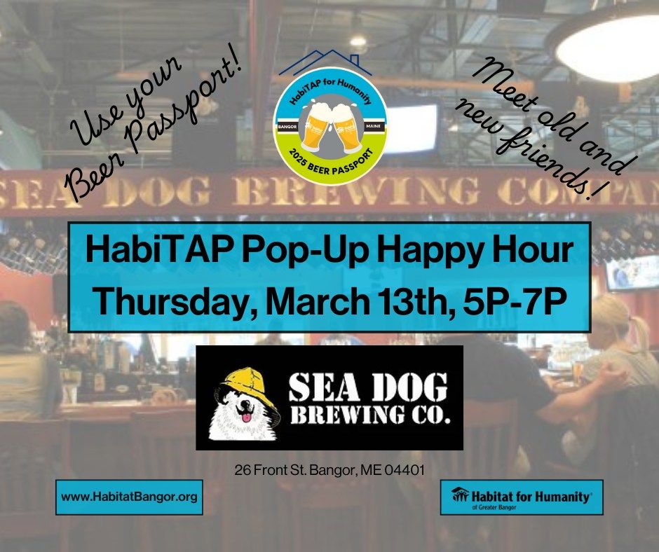 March HabiTAP Pop-Up Happy Hour