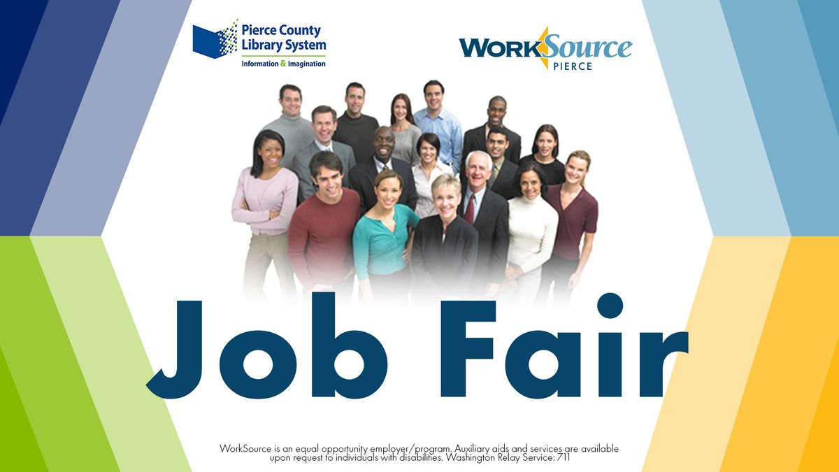 Pierce County Library Job Fair - Tillicum Library